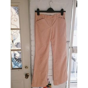 Theory Pink Corduroy Wide Leg Pants